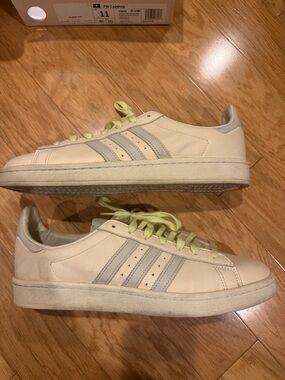Adidas Campus cream trainers